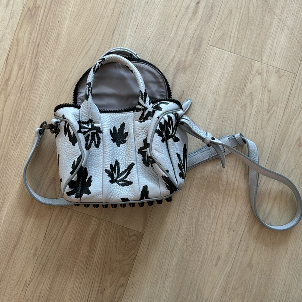 SOLD - Alexander Wang 2016 Rocco Leaf Printed Bag